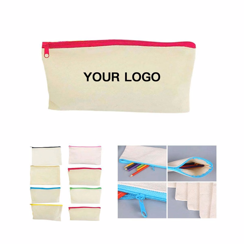 Portable Canvas Pen Bag for School and Travel