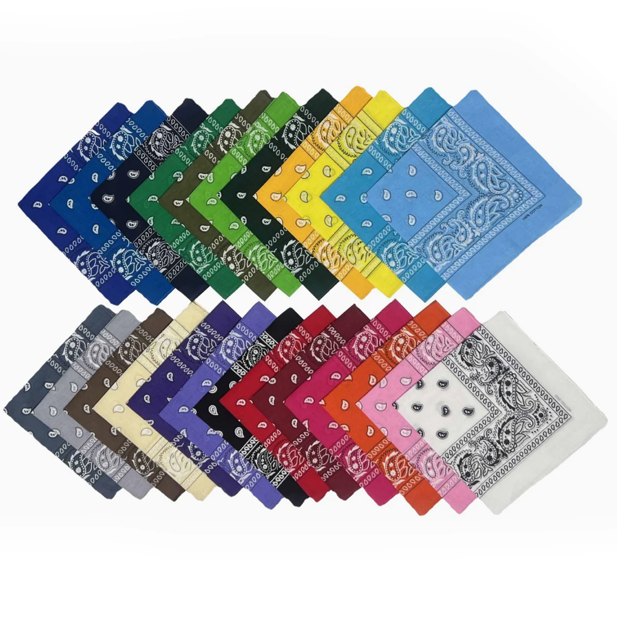 Custom Polyester Full Color Square Bandana 1