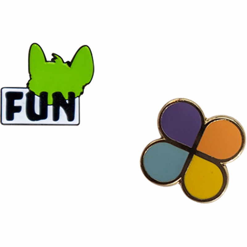 Epola Lapel Pins: 3/8" W x 3/8" H