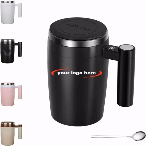 Automatic Stirring Coffee Mug for Commutes, Fitness and Travel