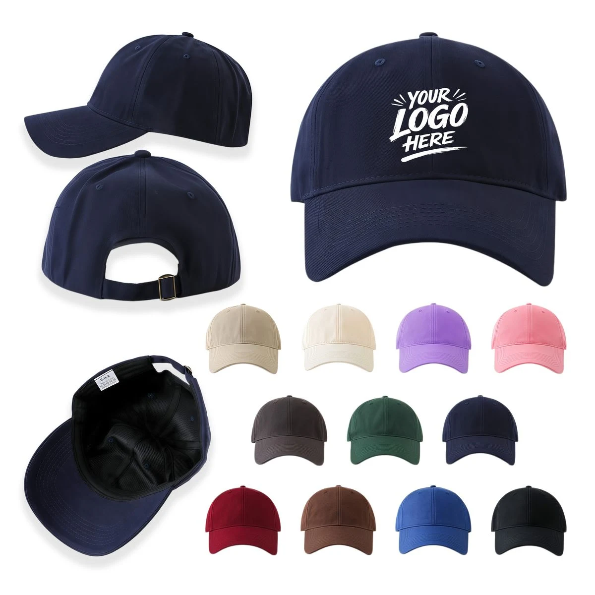 Adjustable Soft Cotton Baseball Cap for Outdoor Fun 1