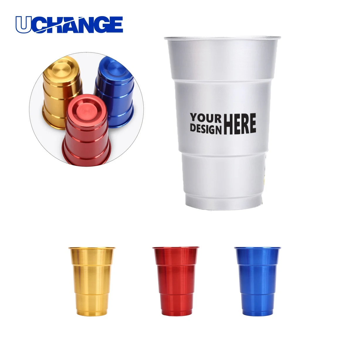 16oz Food-Grade Aluminum Drinking Cup 1