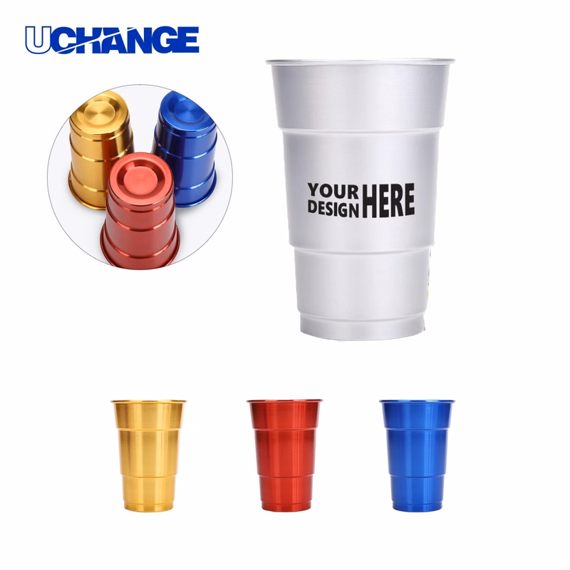 16oz Food-Grade Aluminum Drinking Cup
