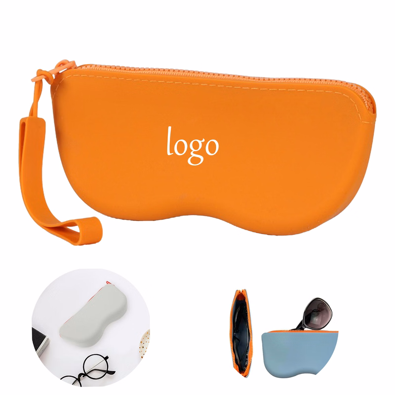 Silicone Zipper Eyeglass Case