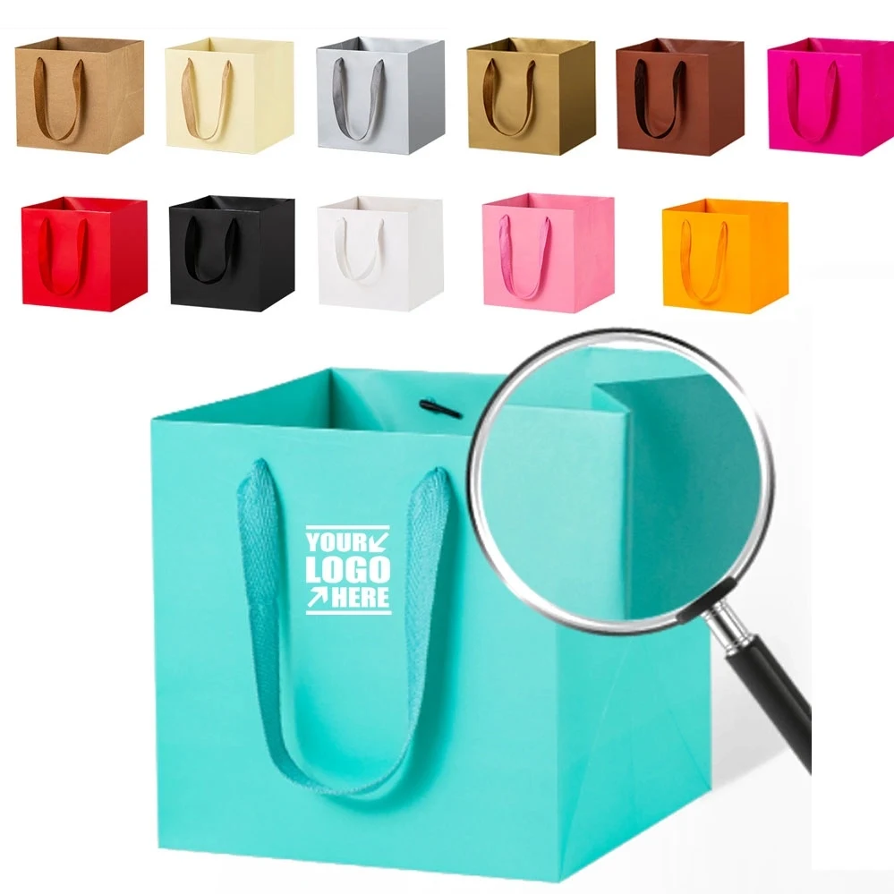 Waterproof Kraft Paper Gift Bags 1