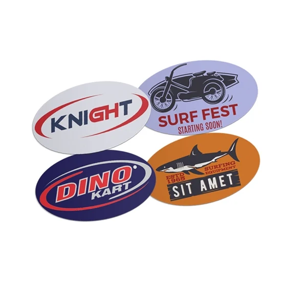 Custom Bumper Stickers Oval 1
