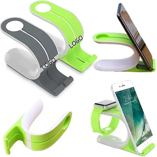 2 in 1 Silicone Phone Stand Holder For Smart Watch 1