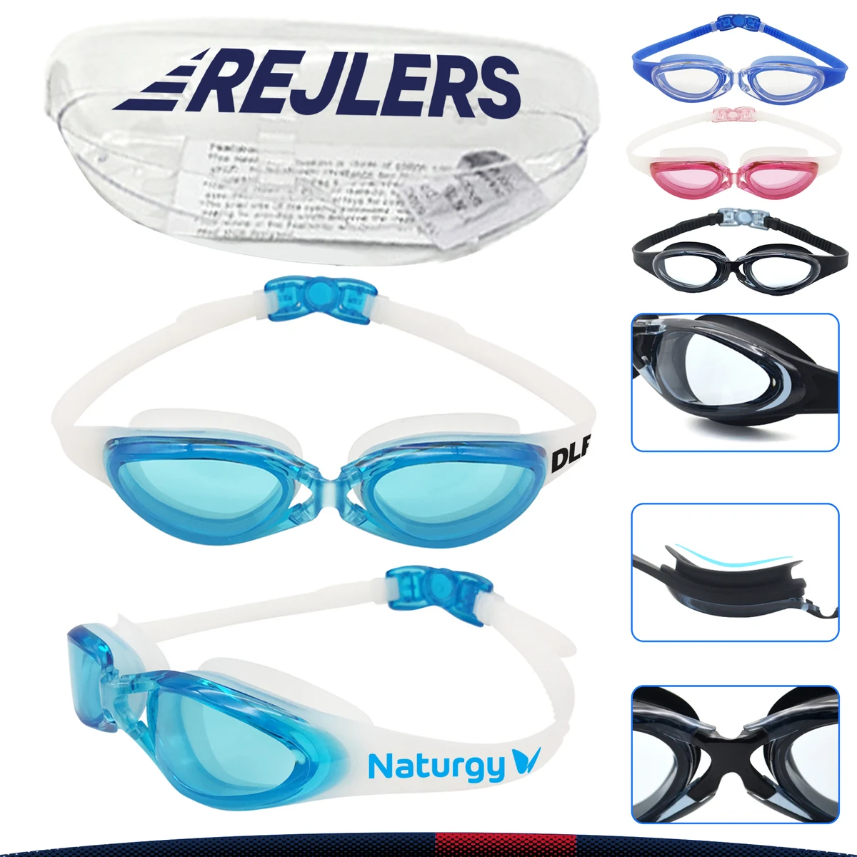 Rikail Adult Swimming Goggles 1