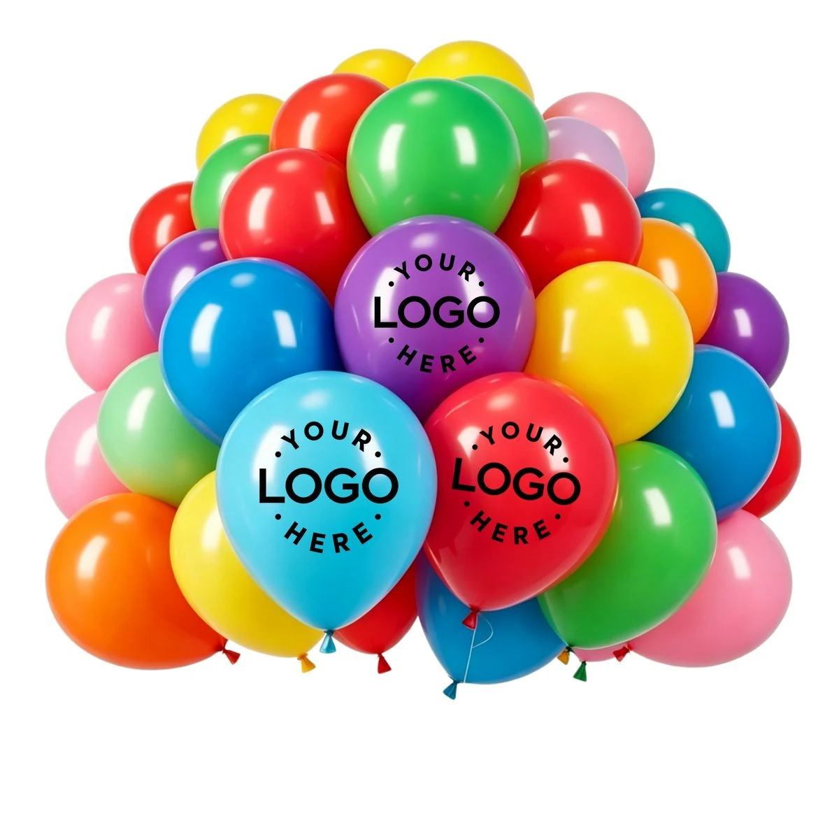 Rainbow Thick Latex Party Balloons 1