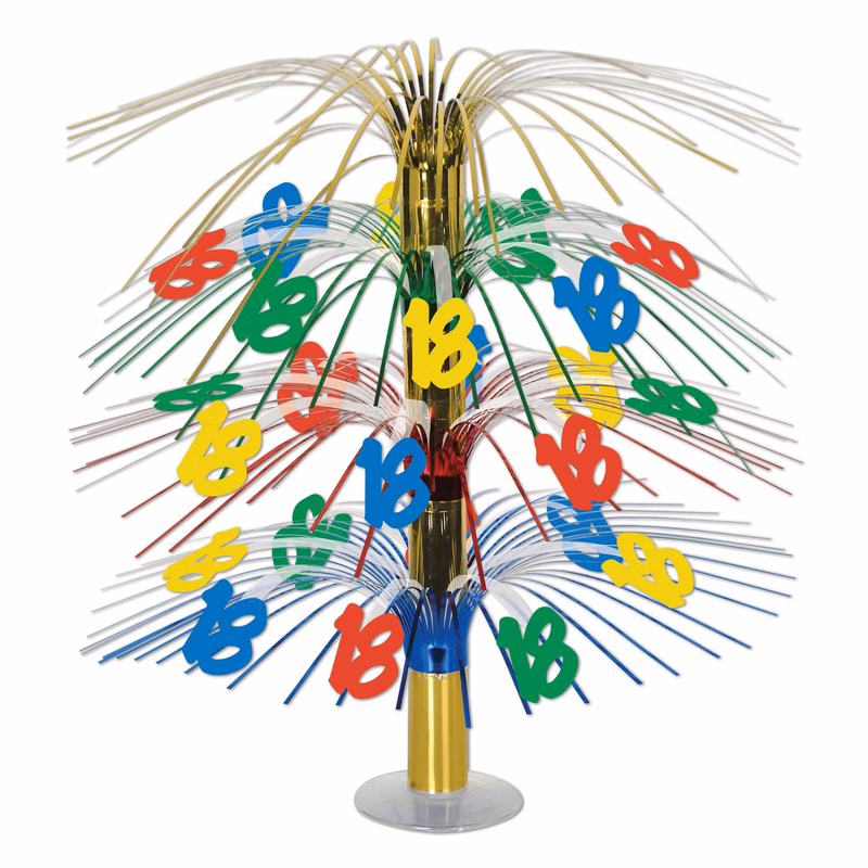 Number 18 Cascade Centerpiece