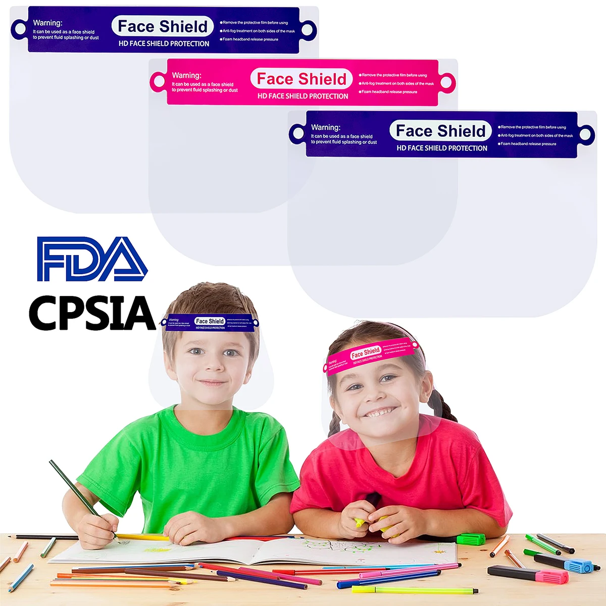 PPE Kids Face Shield 1