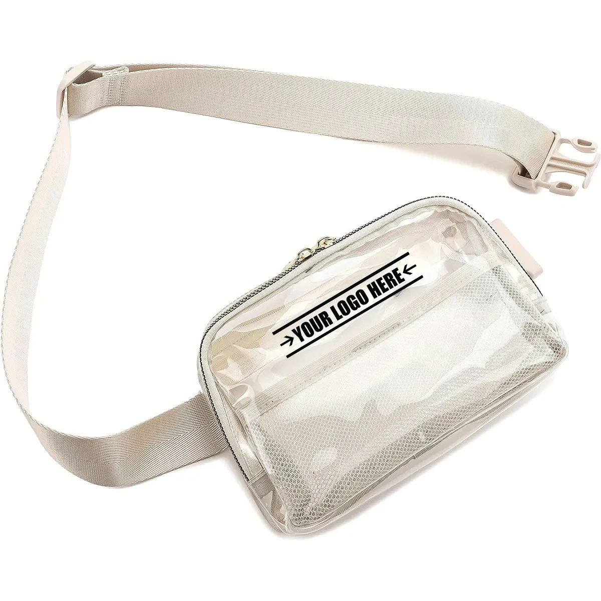 Stadium Approved Adjustable Strap Clear Belt Bag 1