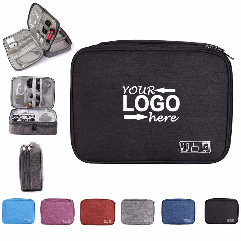 3-Layer Waterproof Electronics Organizer Case