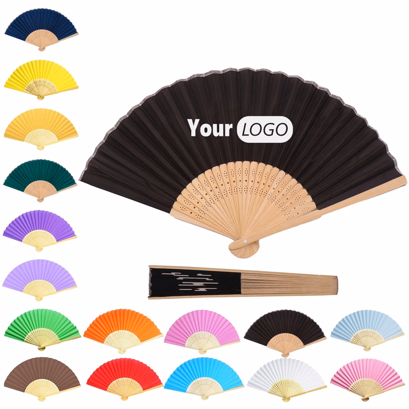 Multi-Color Folding Hand Fan