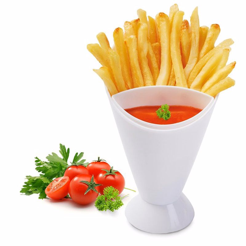 Kitchen Potato Tool Tableware French Fry Cone with Remove