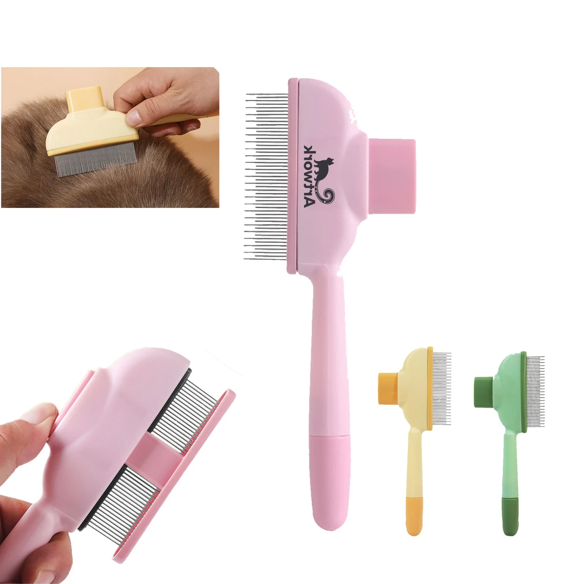 One Click Self-Cleaning Comb 1