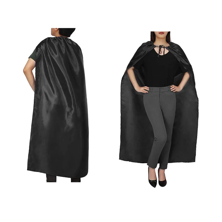 Black Hero Cape Costume Accessory 1