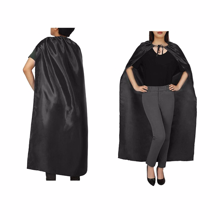 Black Hero Cape Costume Accessory