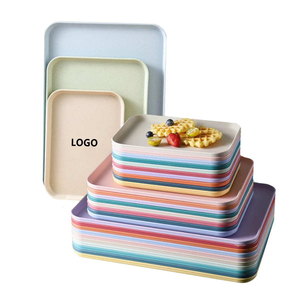 Lightweight Wheat Straw Dinner Plate 1