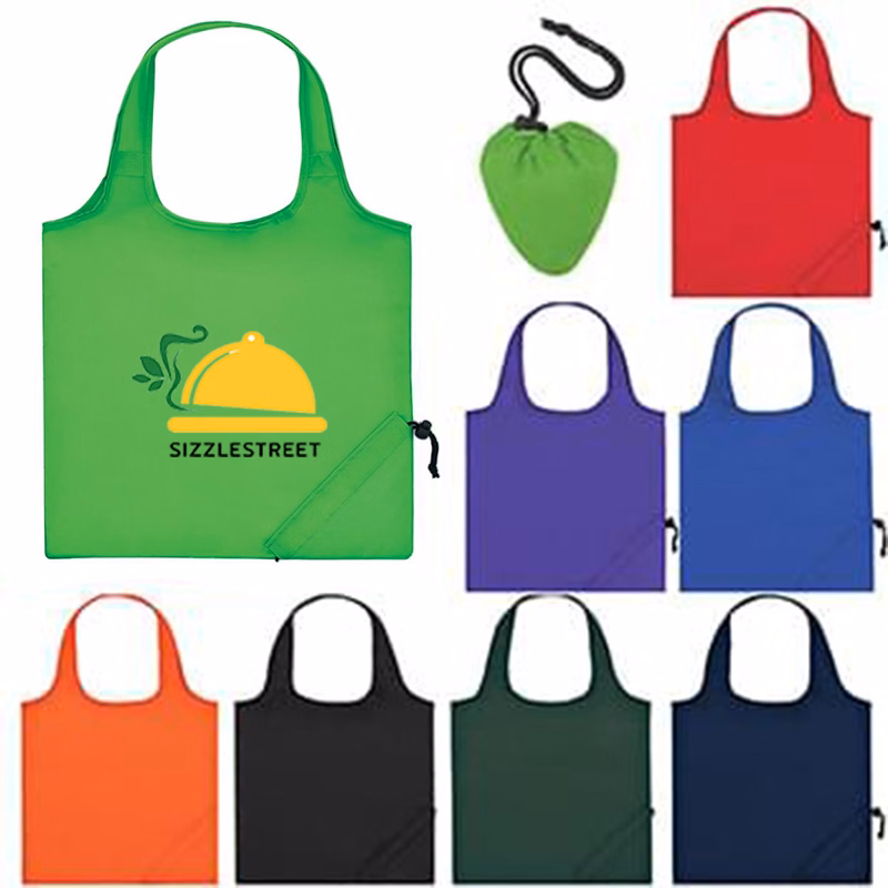 Foldable Drawstring Tote Bag