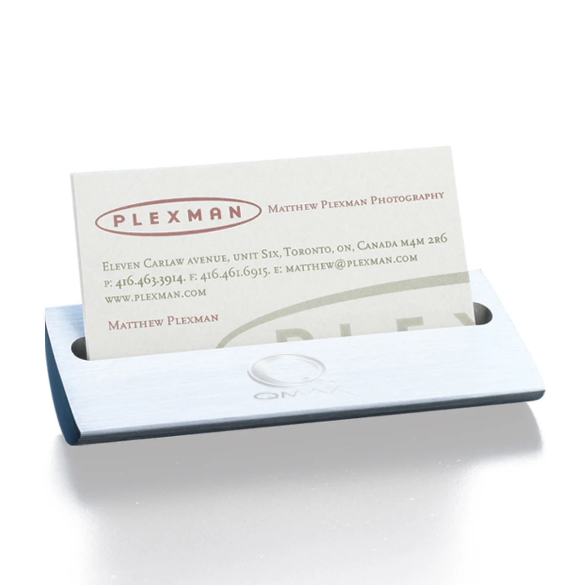 Ashley Business Card Holder Aluminum 1