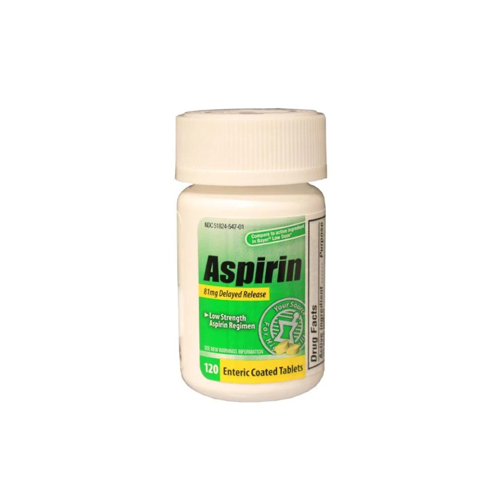 Adult Low Dose Aspirin - 81mg 120 Count 1