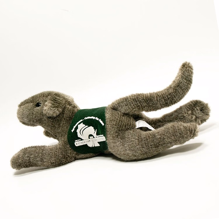 10" Greyhound - Two Tone w/ saddle and one color imprint.