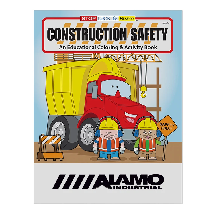 Construction Safety Coloring Book 1