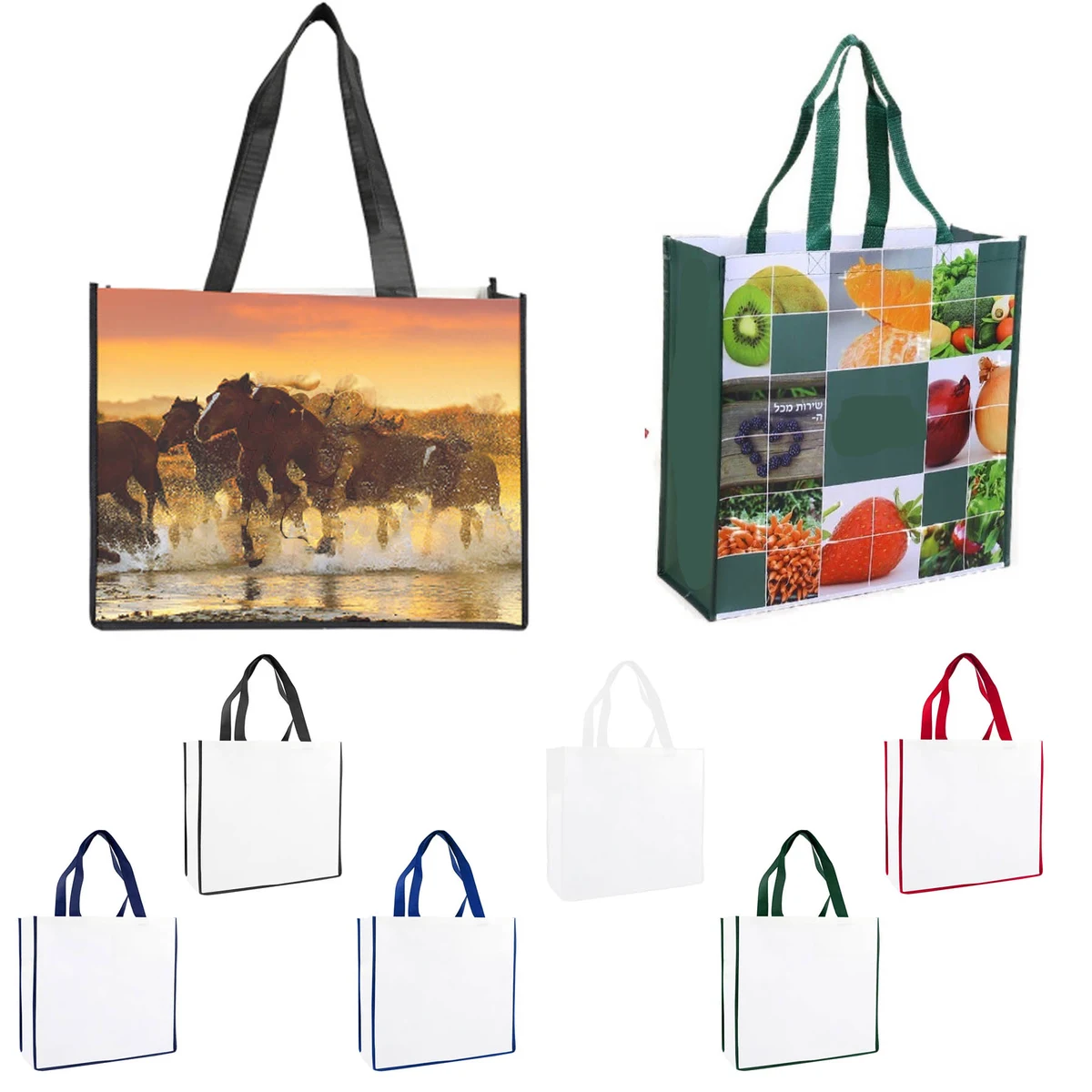 Non-woven Laminated Shopping Advertising Tote Bag 1