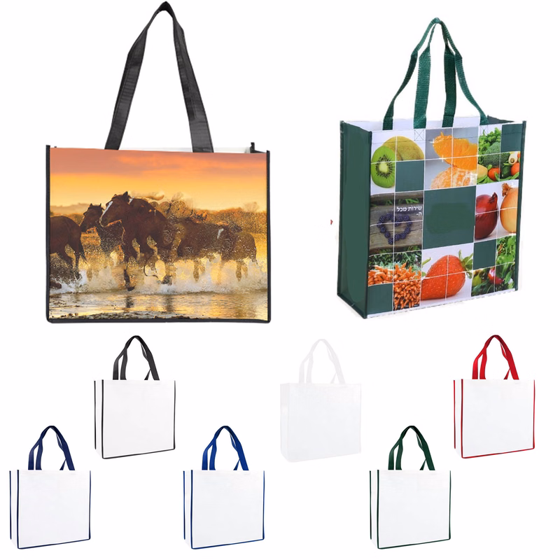 Non-woven Laminated Shopping Advertising Tote Bag