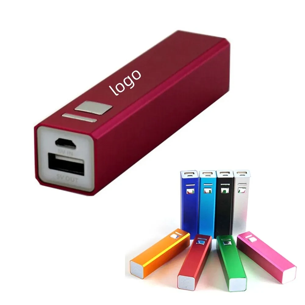 Mini Square 2200 mAh Portable Power Bank Charger 1