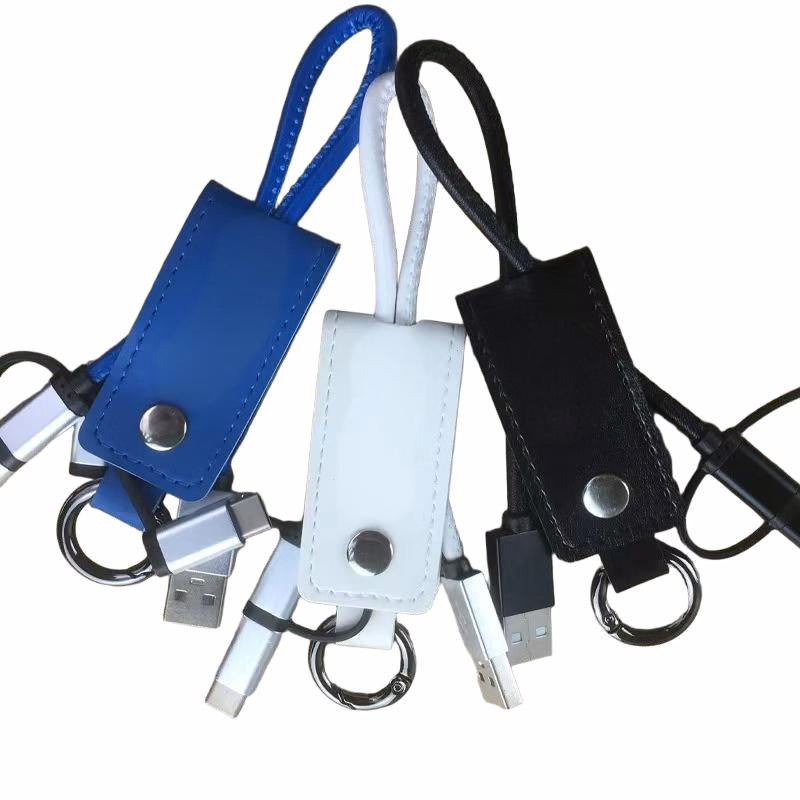Leather 3 in 1 Charging Cable
