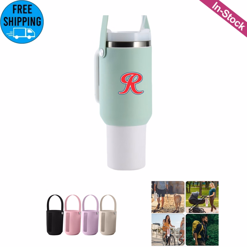 Silicone Water Bottle Holder Sleeve for 40 OZ Tumbler