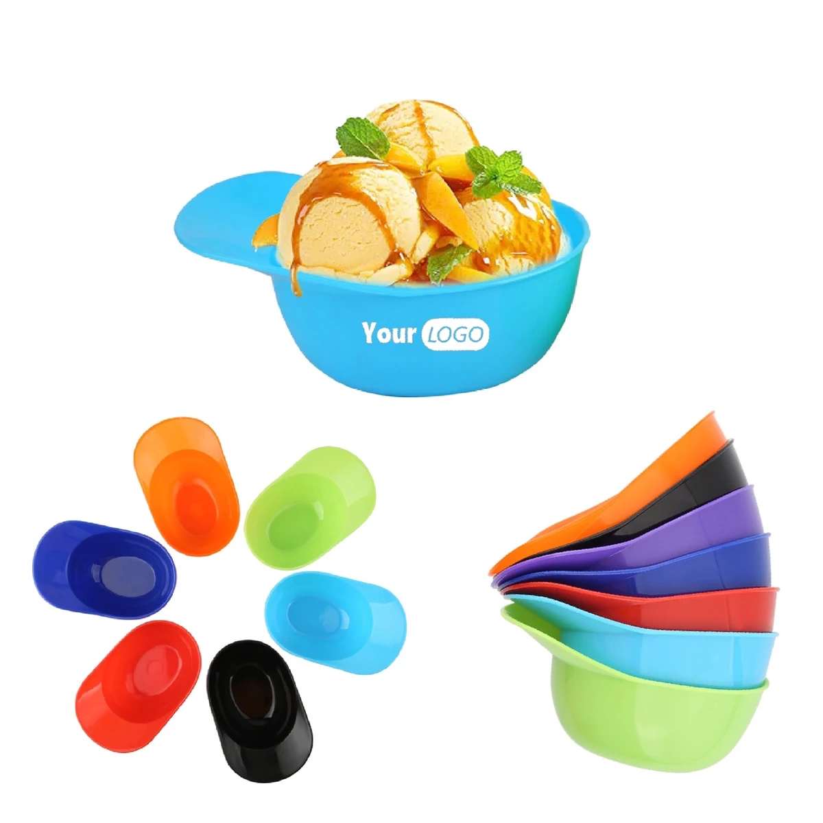 Baseball Cap Shape Ice-Cream Snack Bowl MOQ 50PCS 1