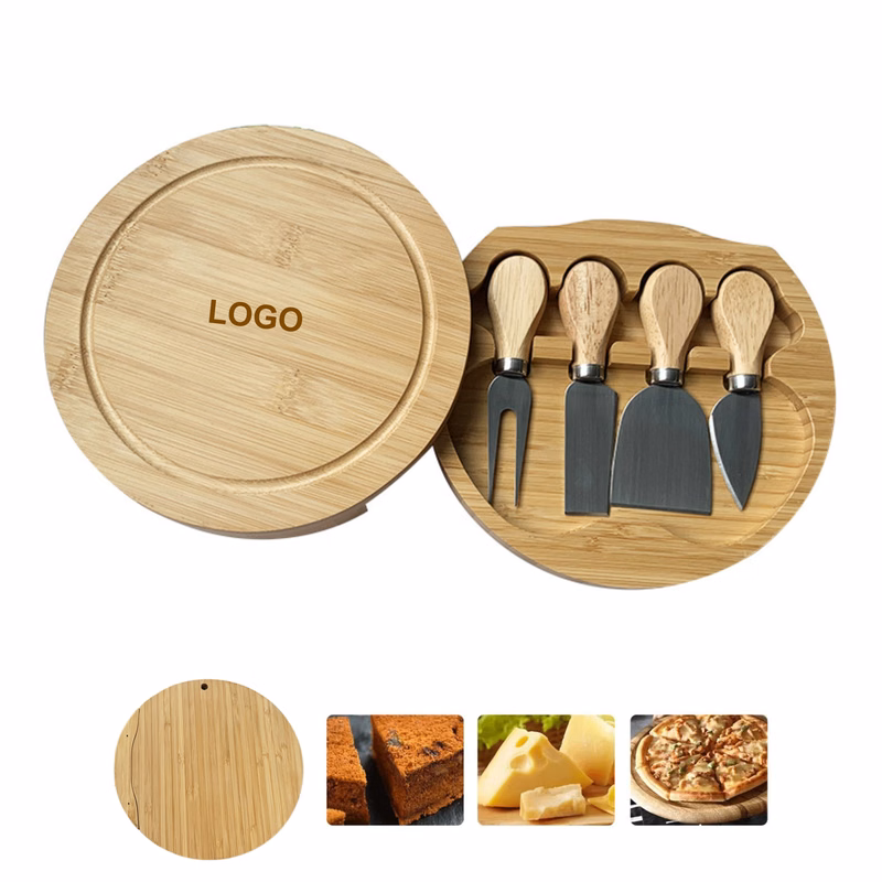 Bamboo Cheese Board Set (direct import)