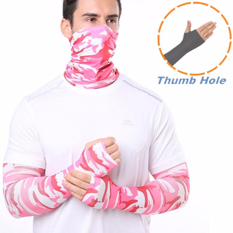 COMBO - Arm sleeves & Neck Gaiter w/ Full Bleed Sublimation