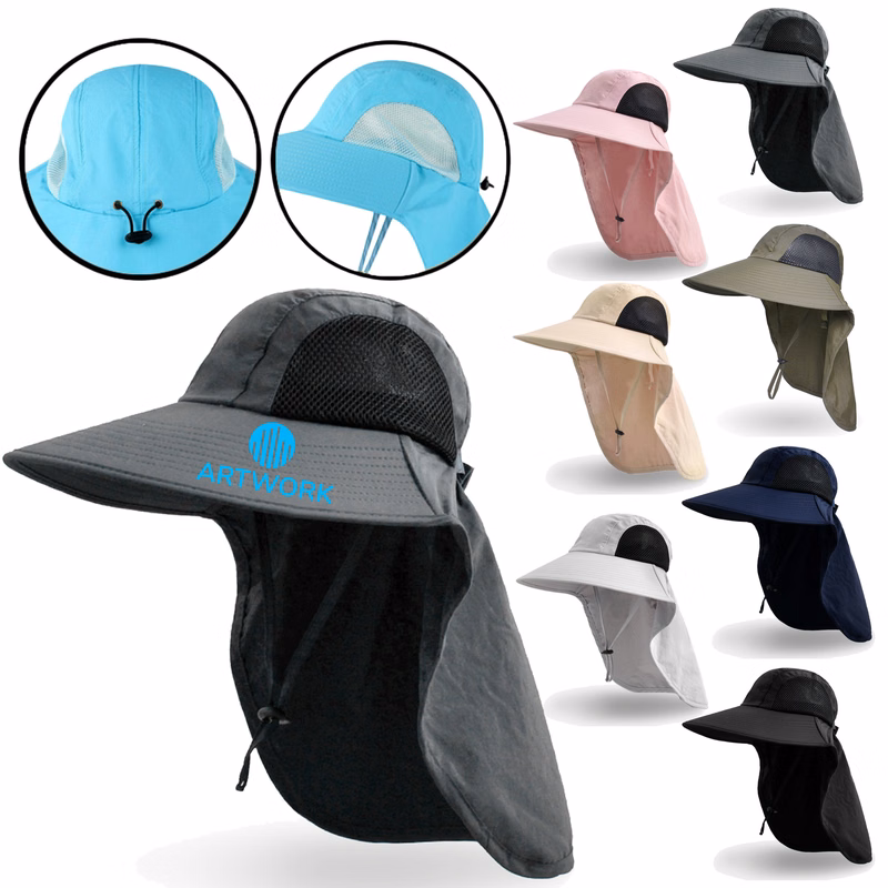 Soft Breathable Neck Flap Hat