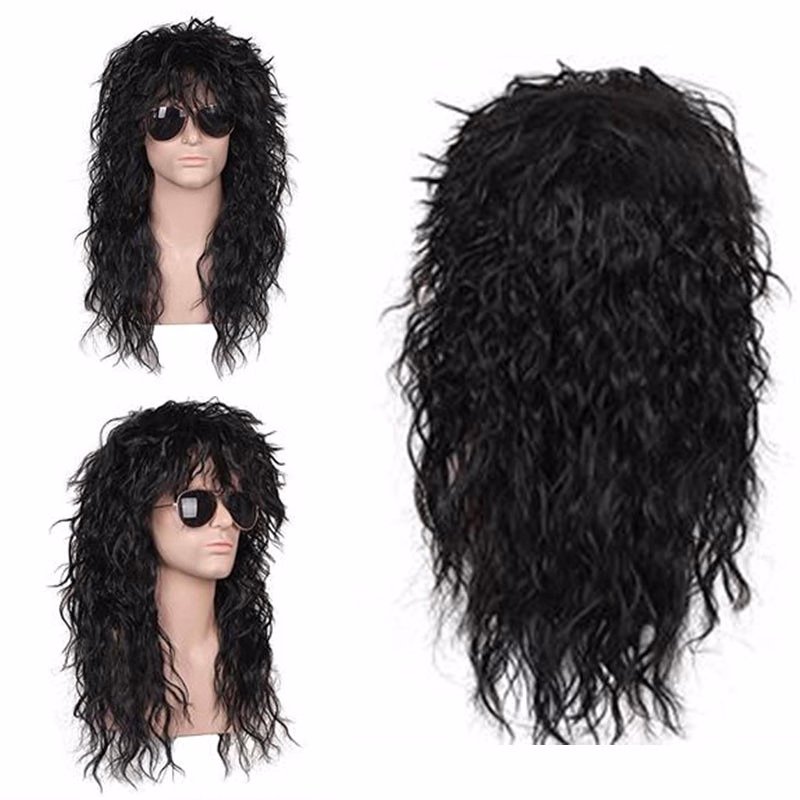 80s Rock Punk Men'S Wigs