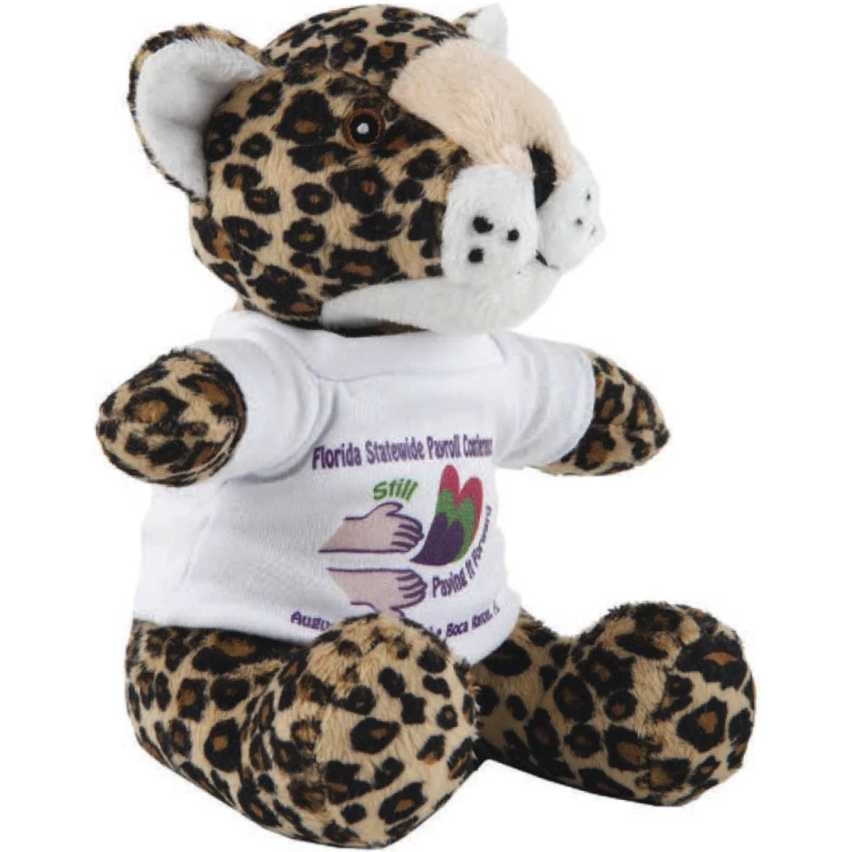 Super Soft Stuffed Animal, 8"- Leopard 1