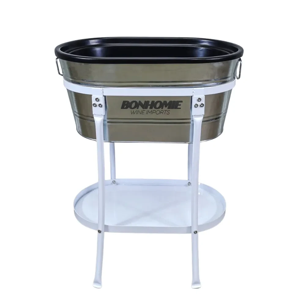Ice Tub Beverage Ice Bucket with Stand 1