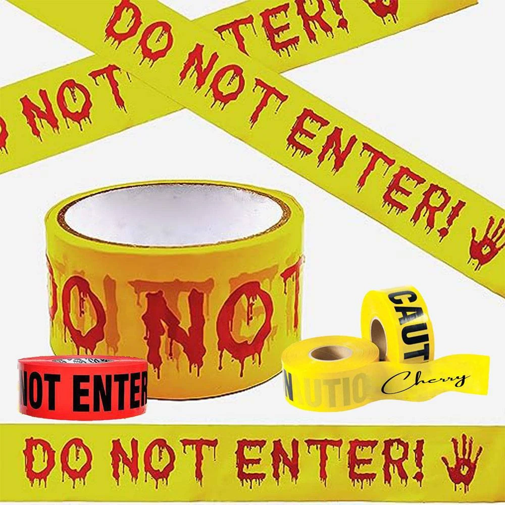Halloween Decorations Caution Tape 1