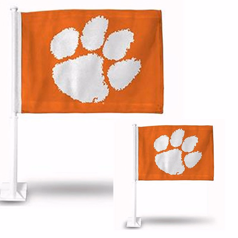 Double Sided Car Window Flag with pole