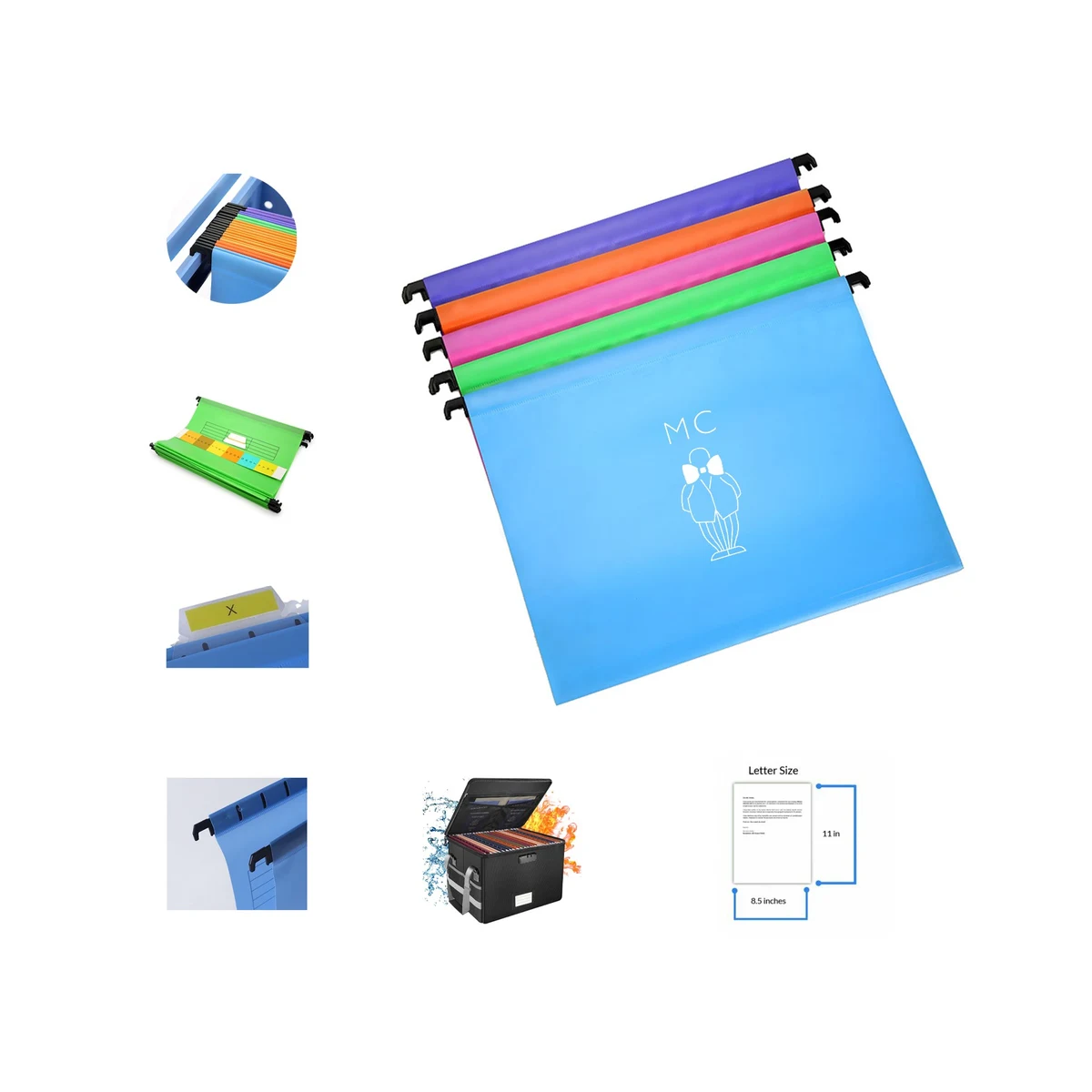 Extra Capacity Hanging File Folders 1