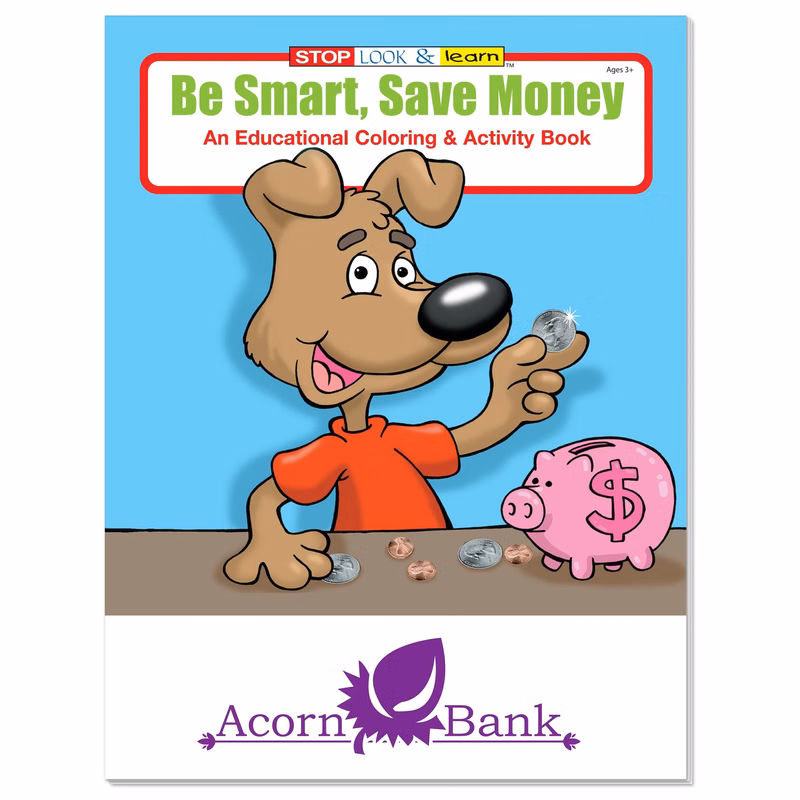 Coloring Book: Be Smart, Save Money