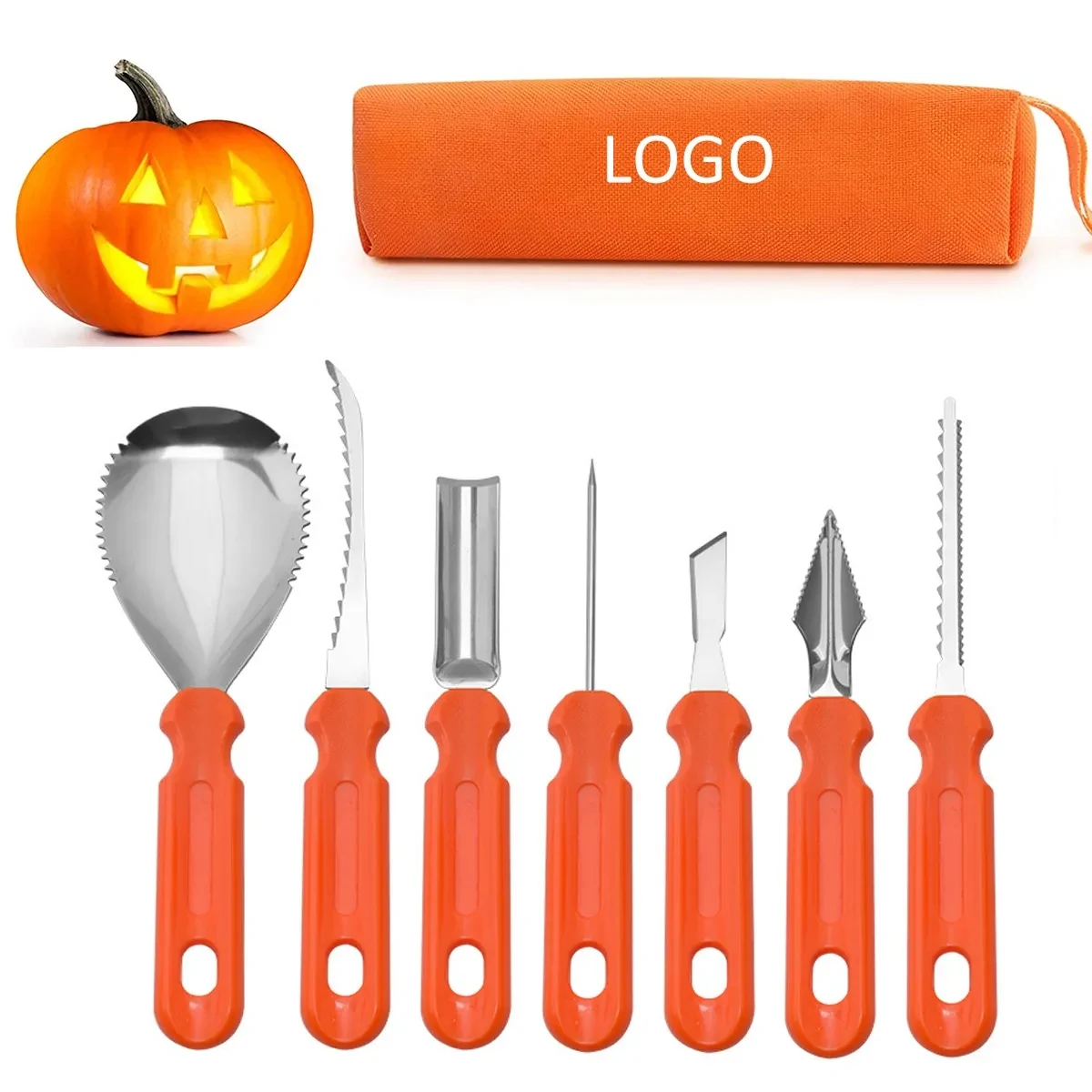 Portable Bag Pumpkin Carving Tool Kit 1