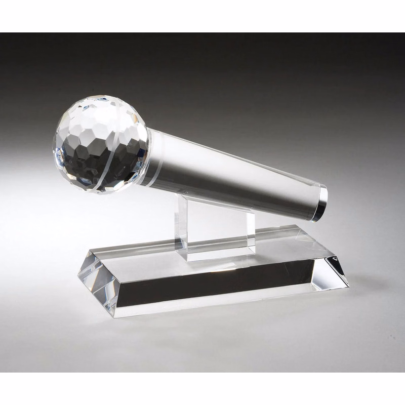 Microphone Crystal Award II