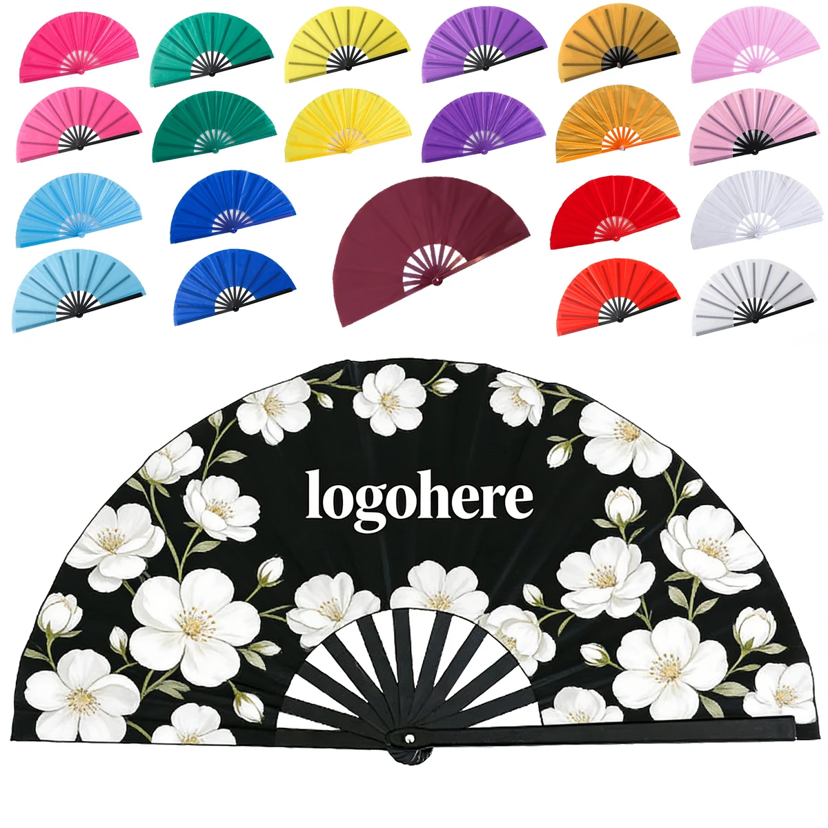 MOQ 10 Large Colorful Practice Fan for Martial Arts 1