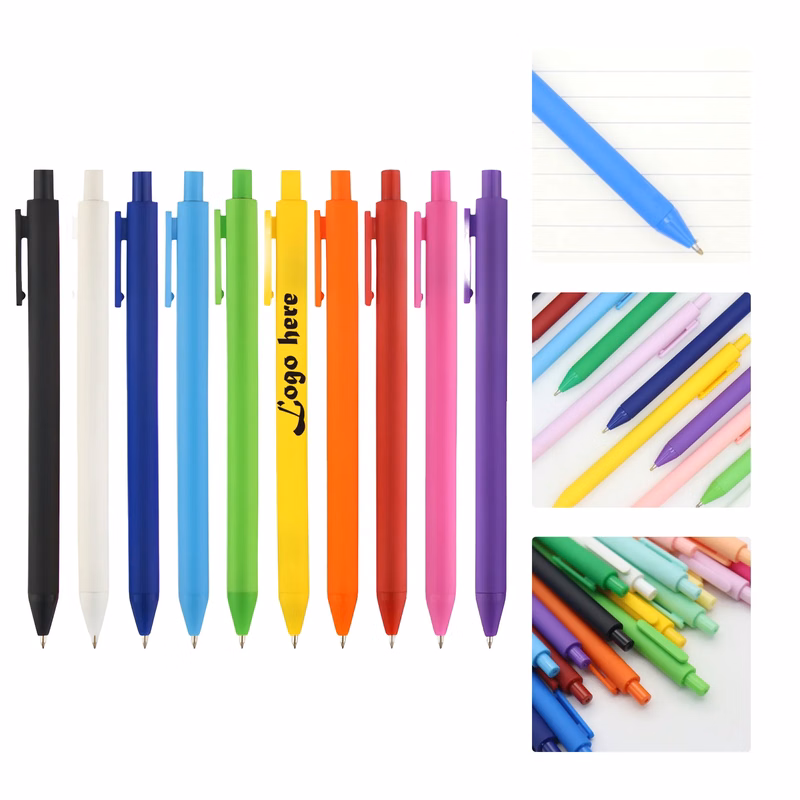 Customizable Macaron Color Click Ballpoint Pen