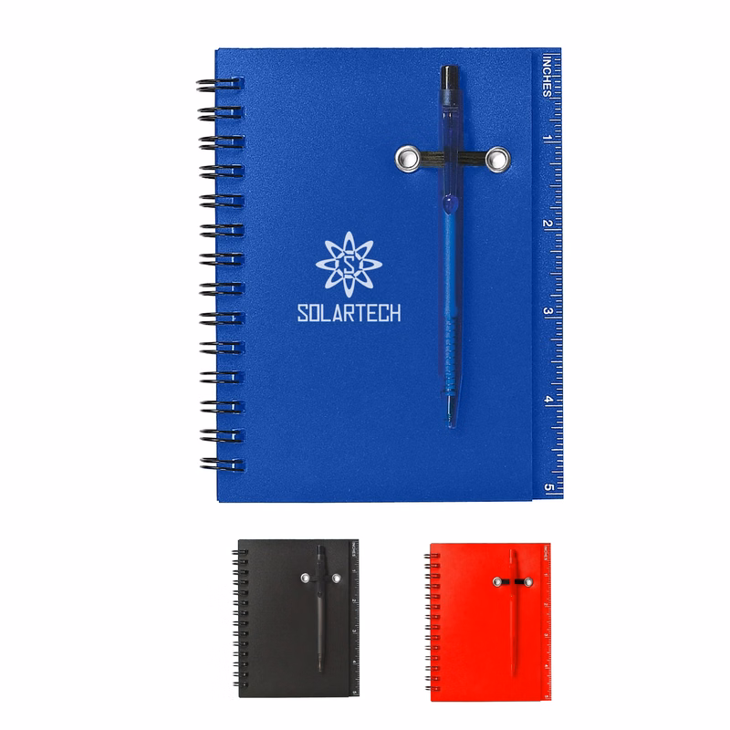 Spiral Notebook with Pen - OCEAN