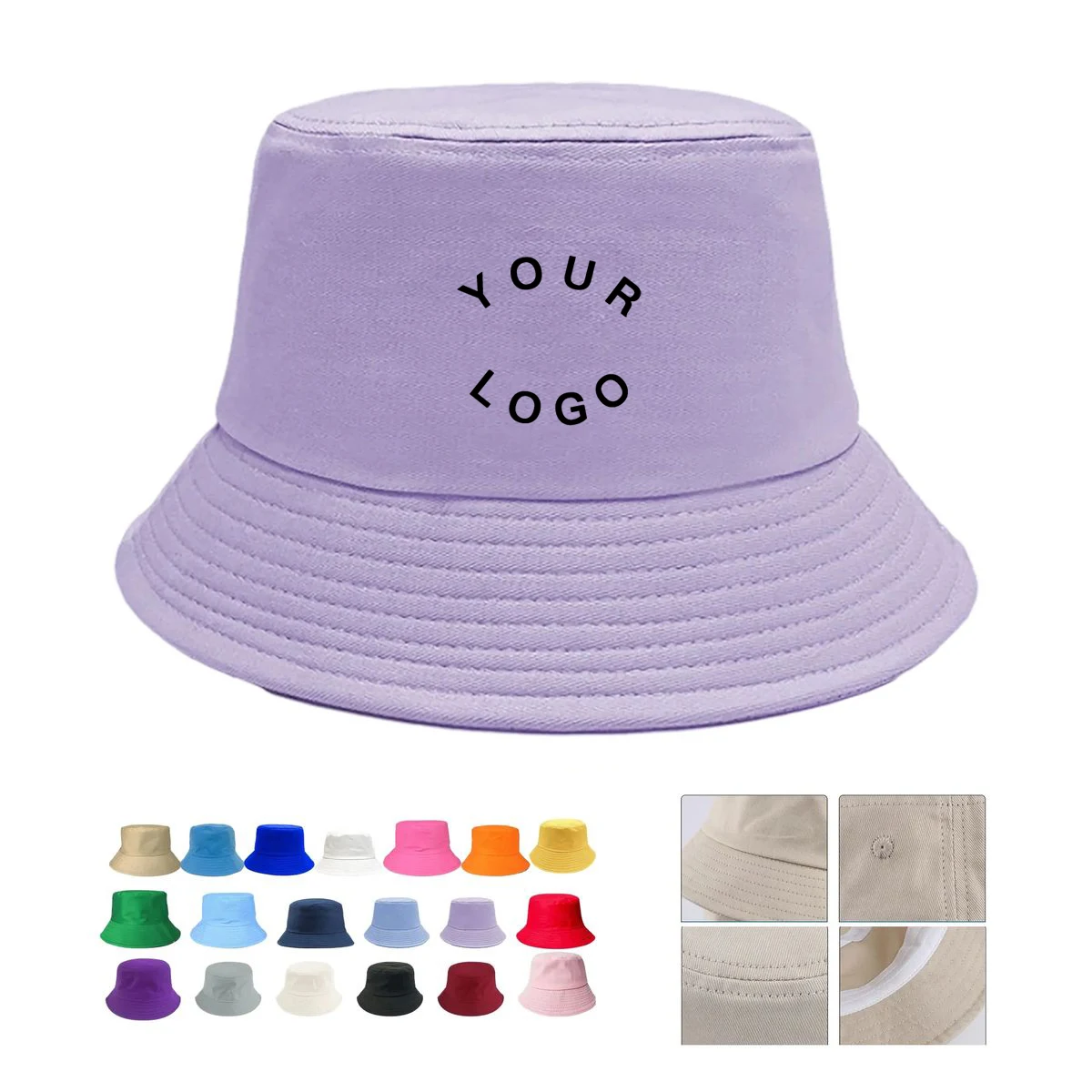 Bucket Hat Cotton Brim Summer 22 Inch 1